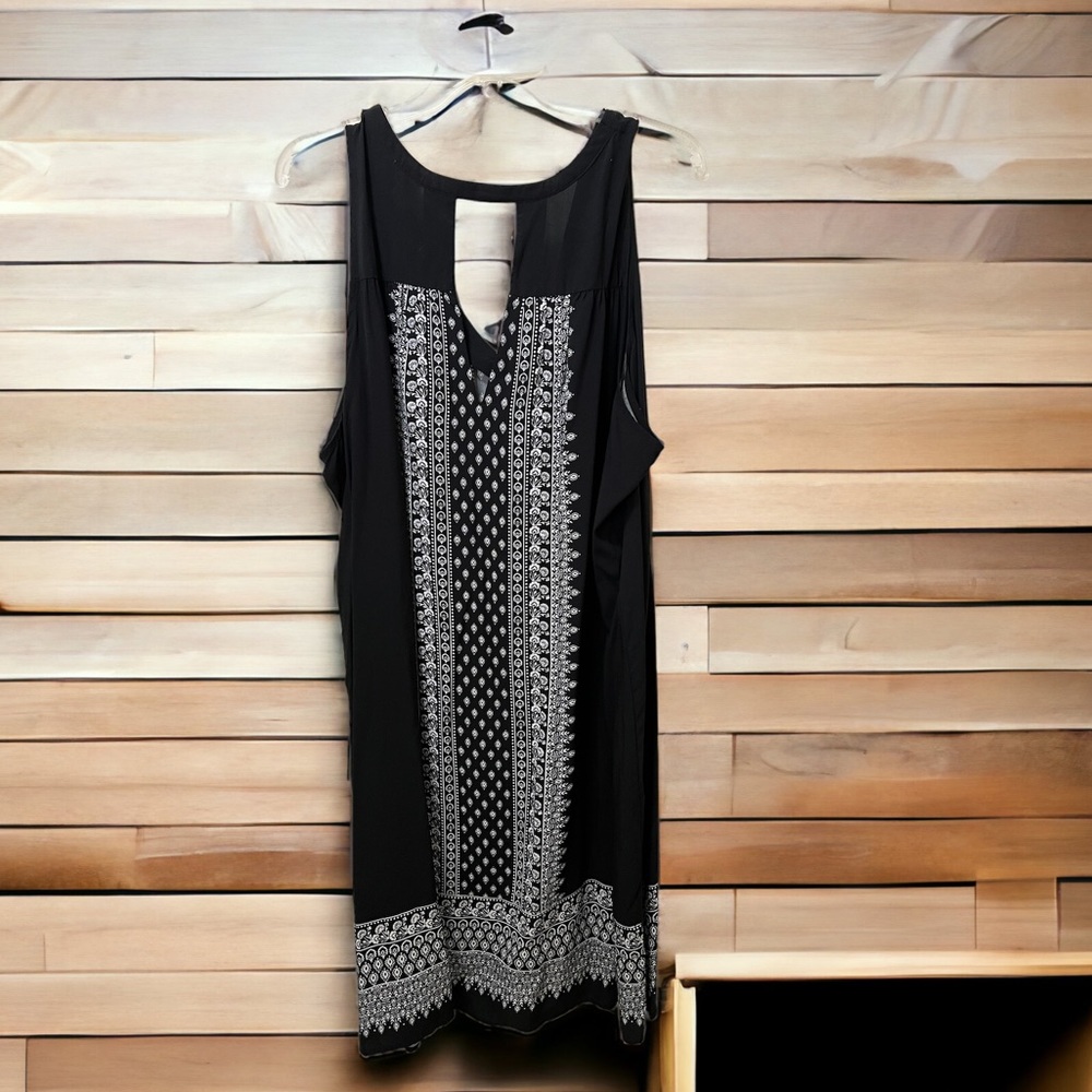Old Navy Black Rayon Tank Dress